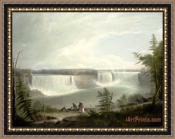 Alvan Fisher Niagara Falls Framed Painting