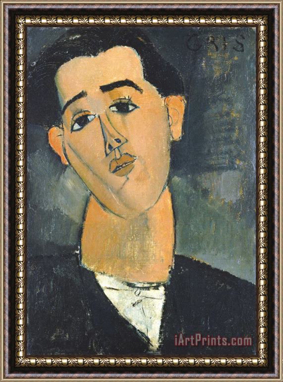 Amedeo Modigliani Portrait of Juan Gris Framed Print