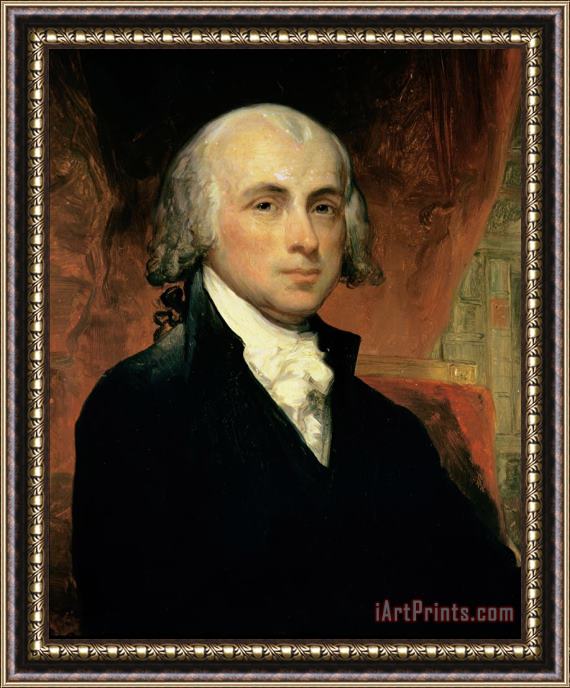 American School James Madison Framed Print