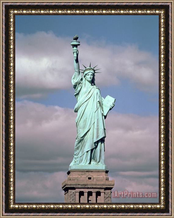 American School The Statue of Liberty Framed Print