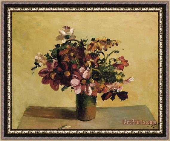Andre Derain Anemones Dans Un Vase Framed Painting