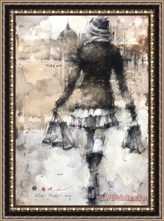 Andre Kohn Retail Therapy, 2019 Framed Print
