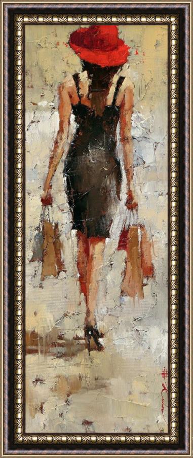 Andre Kohn Retail Therapy Framed Painting