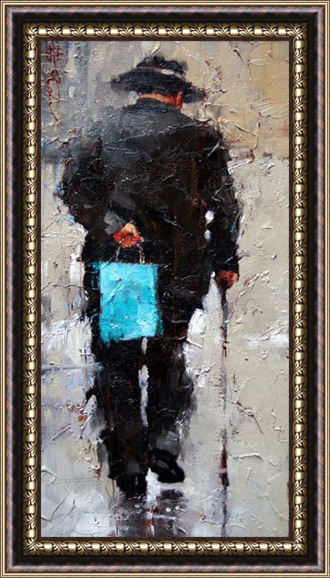 Andre Kohn The Anniversary Gift Framed Painting
