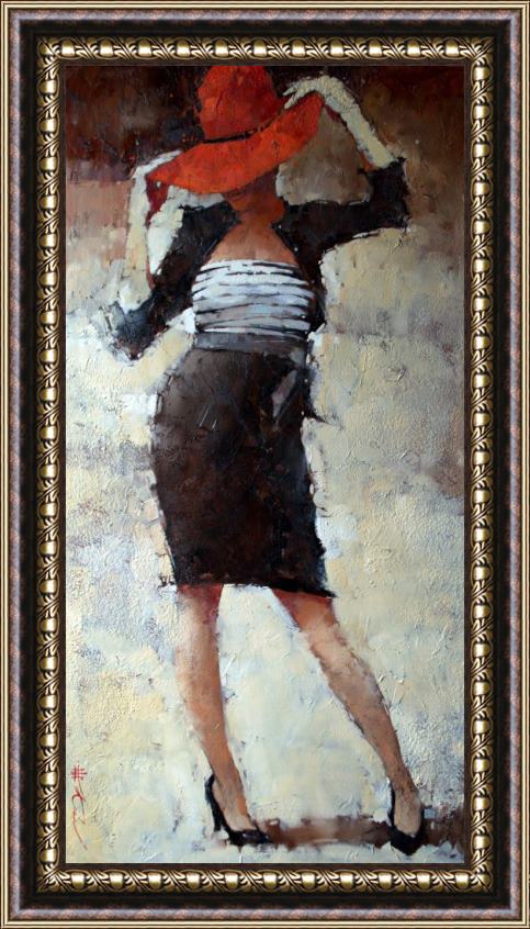 Andre Kohn With a Character Framed Print