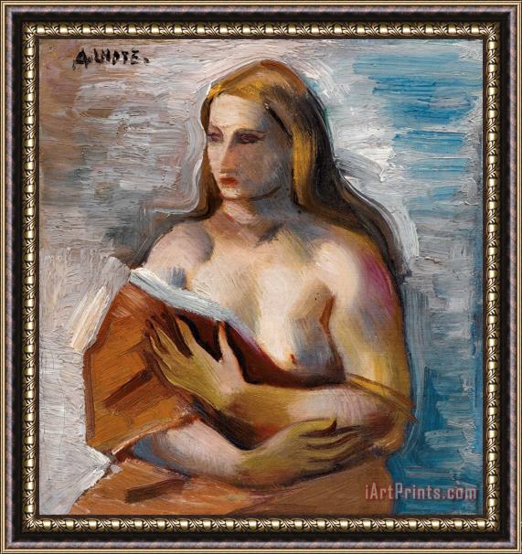 Andre Lhote Portrait De Femme Assise Framed Painting