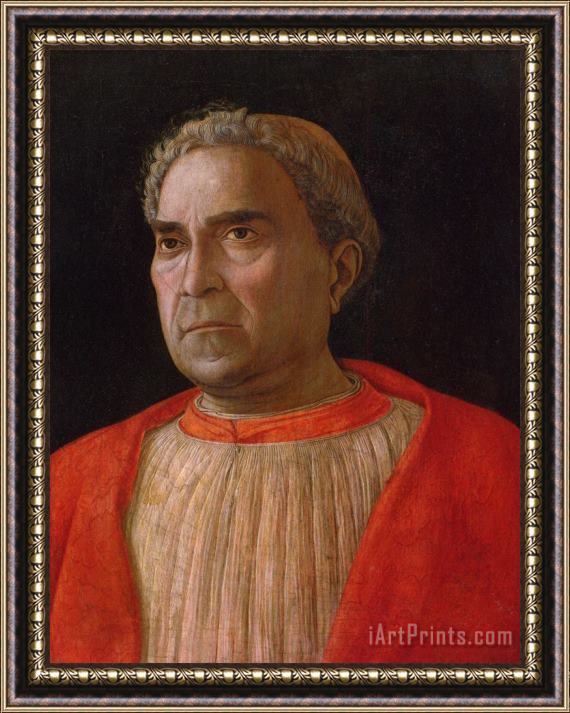 Andrea Mantegna Portrait of Cardinal Lodovico Trevisano Framed Print
