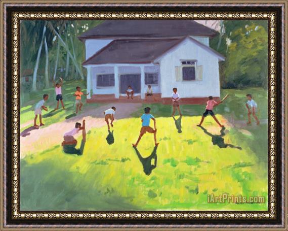 Andrew Macara Cricket Framed Painting