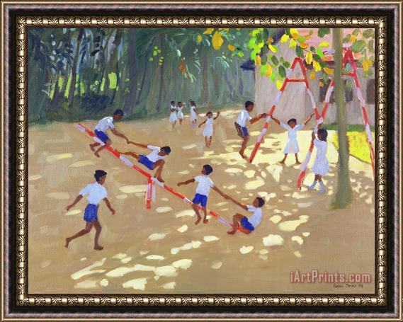 Andrew Macara Playground Sri Lanka Framed Painting