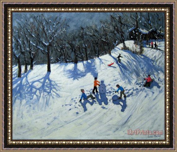 Andrew Macara The Snowman Framed Print