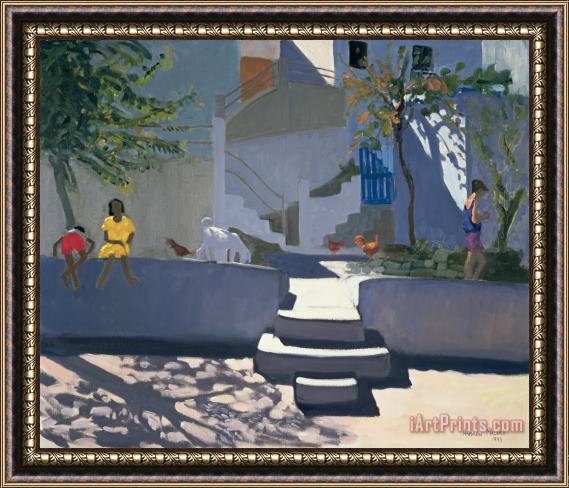 Andrew Macara The Yellow Dress Framed Painting