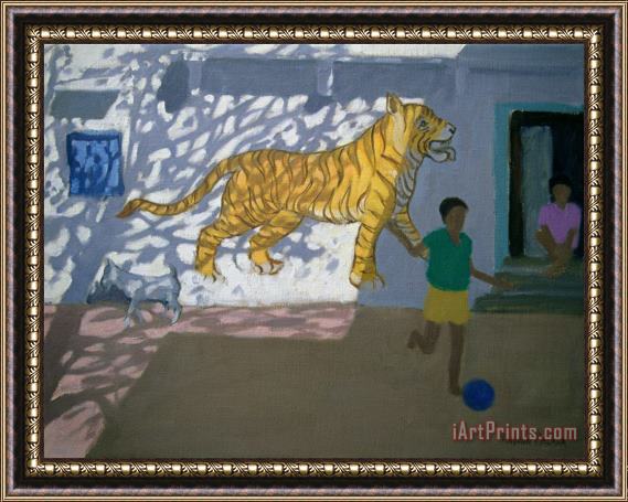 Andrew Macara Tiger Framed Painting