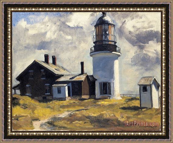 Andrew Winter Seguin Island Light Framed Painting