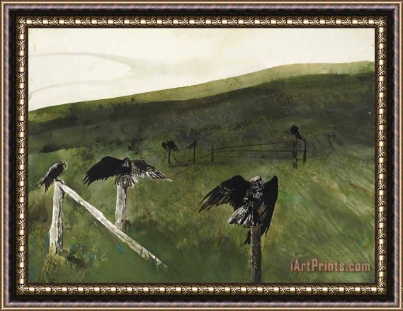 andrew wyeth After Lunch Framed Painting
