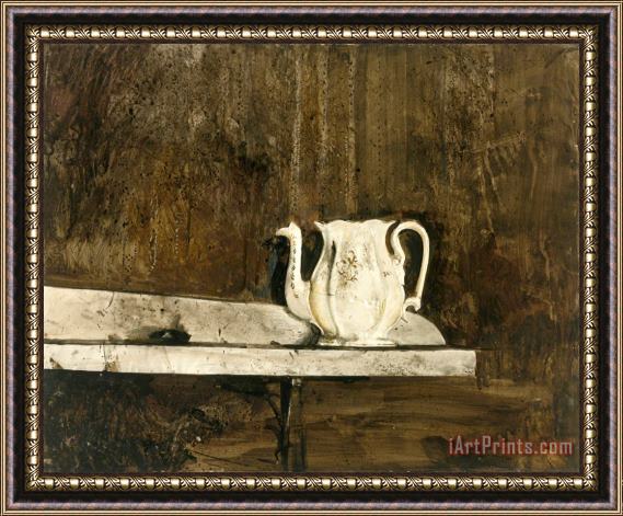 andrew wyeth Christina's Teapot 1968 Framed Print