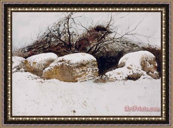 andrew wyeth Shredded Wheat, 1982 Framed Painting