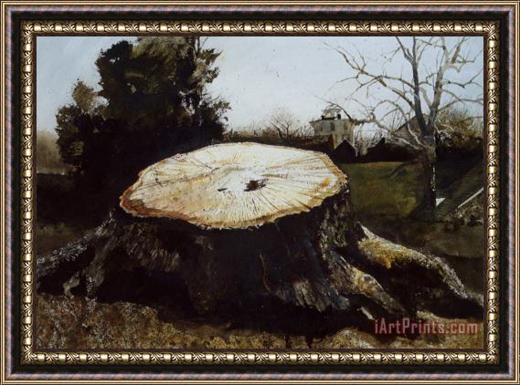andrew wyeth The Big Oak Framed Painting
