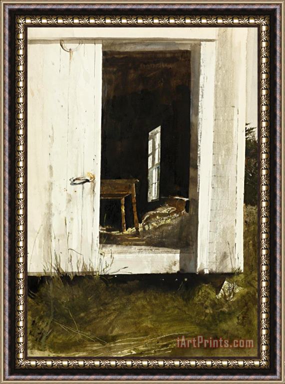andrew wyeth The New Table 1964 Framed Painting