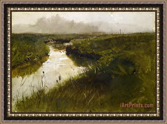 andrew wyeth Wessaweskeag 1962 Framed Painting