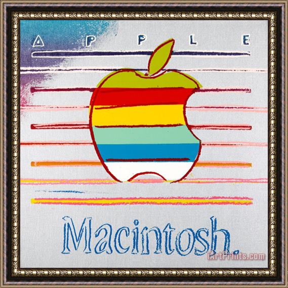 Andy Warhol Apple Framed Painting