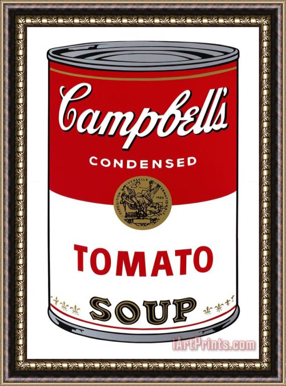 Andy Warhol Campbell's Soup Tomato Framed Painting