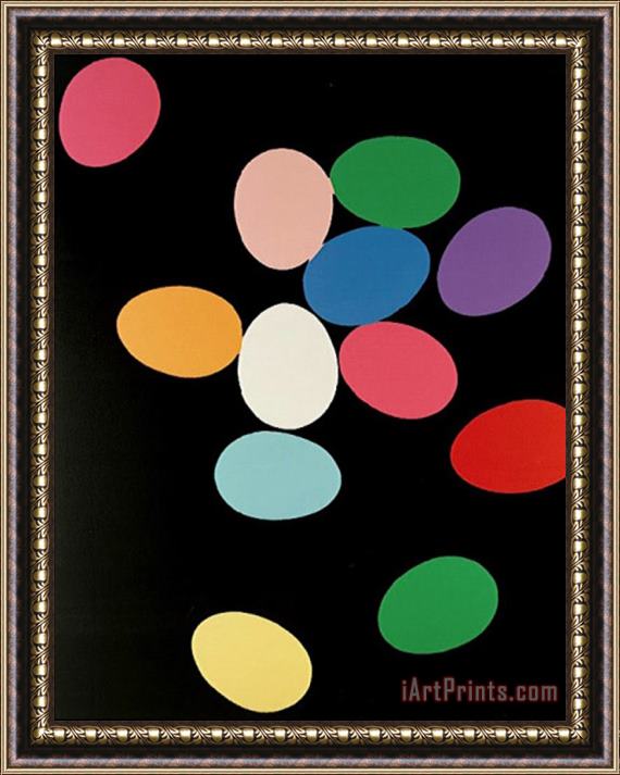 Andy Warhol Eggs C 1982 Framed Painting