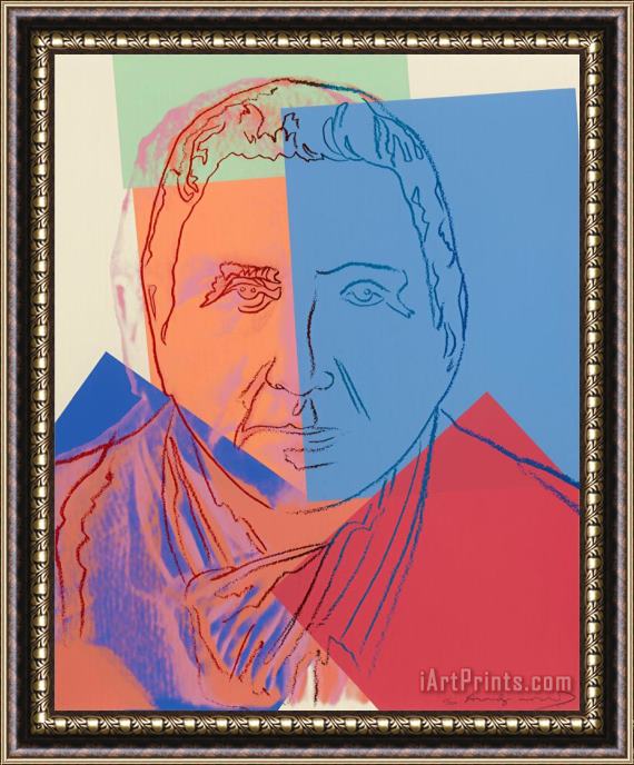 Andy Warhol Gertrude Stein, From Ten Portraits of Jews of The Twentieth Century, 1980 Framed Painting
