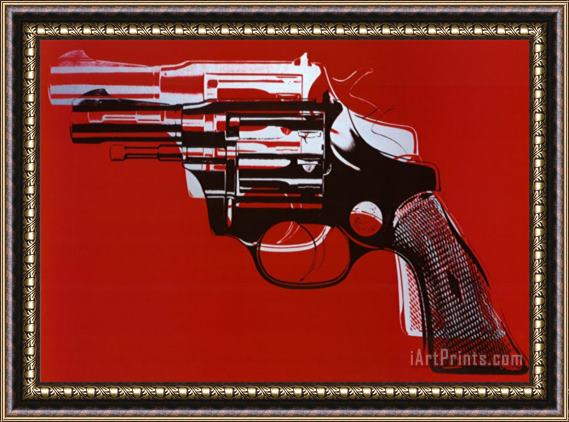 Andy Warhol Guns C 1981 82 Framed Print