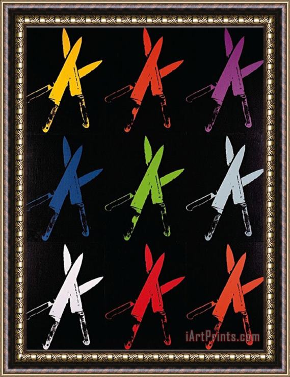 Andy Warhol Knives C 1981 82 Multi Framed Print