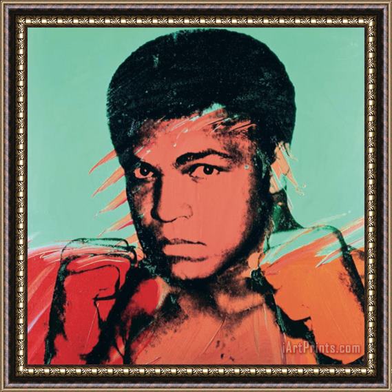Andy Warhol Muhammad Ali Framed Print