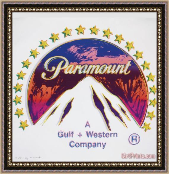 Andy Warhol Paramount II Framed Painting