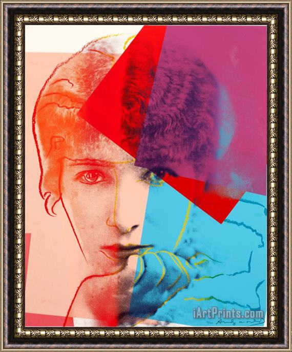 Andy Warhol Sarah Bernhardt (from Ten Portraits of Jews of The Twentieth Century), 1980 Framed Painting