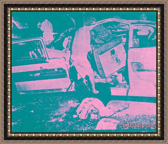 Andy Warhol Saturday Disaster 1970 Framed Print
