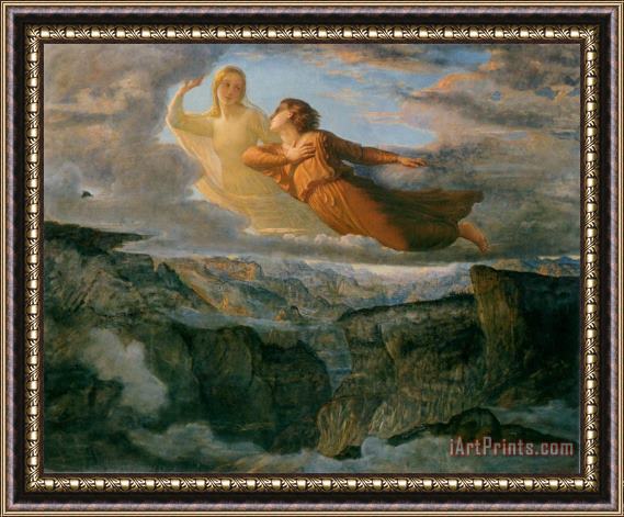 Anne Francois Louis Janmot The Poem of The Soul The Ideal Framed Painting