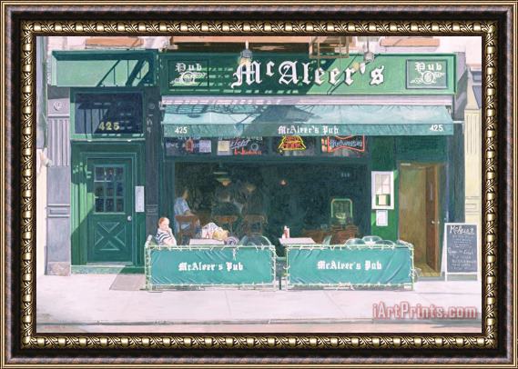 Anthony Butera 80th And Amsterdam Avenue Framed Print