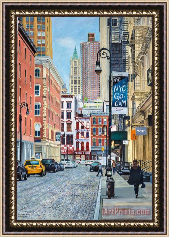 Anthony Butera Pearl Paint Canal St. From Mercer St. Nyc Framed Print