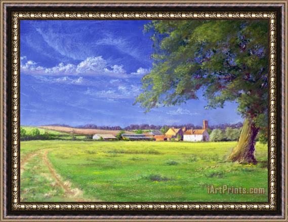 Anthony Rule Home Field Framed Painting