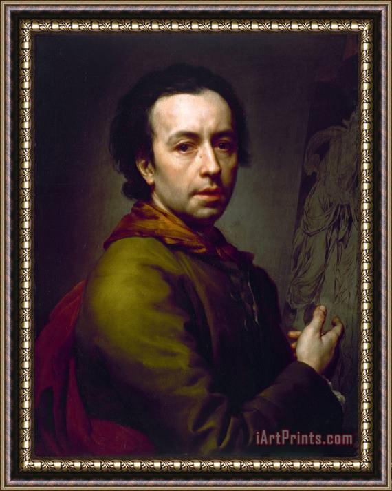 Anton Raphael Mengs Self Portrait Framed Print