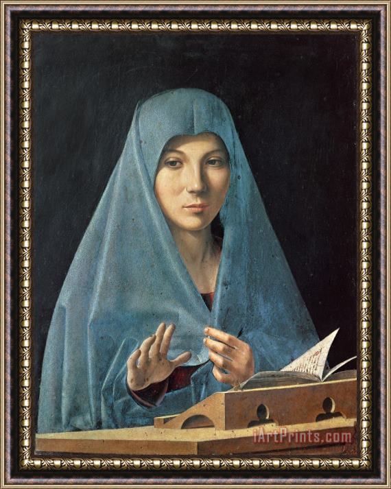 Antonello da Messina The Annunciation Framed Painting