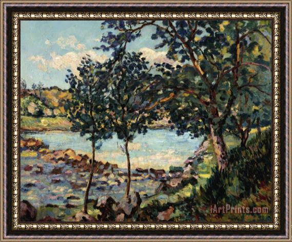 Armand Guillaumin River Landscape Framed Print