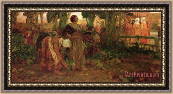 Arthur A Dixon The King's Daughter Framed Painting