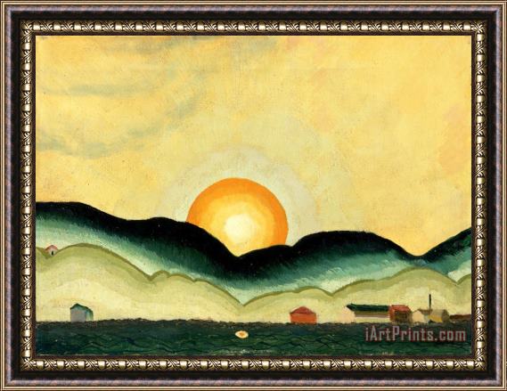 Arthur Garfield Dove Sunrise, Northport Harbor Framed Painting