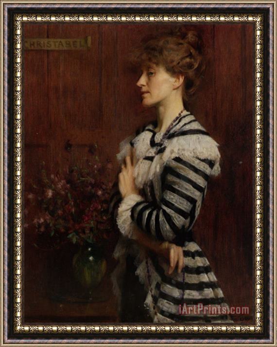 Arthur Hacker Portrait of Christabel Cockerell Framed Painting