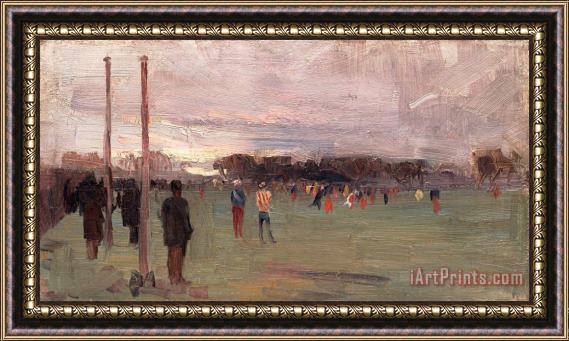 Arthur Streeton The National Game Framed Painting