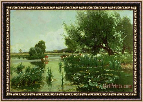 Arthur Walker Redgate Summer - one of a set of the four seasons Framed Painting