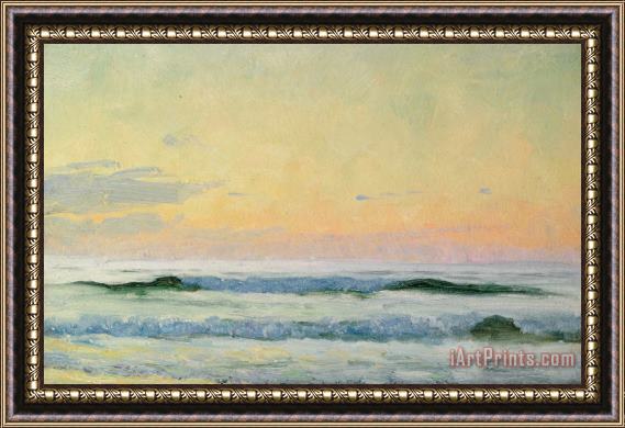 AS Stokes Sea Study Framed Painting