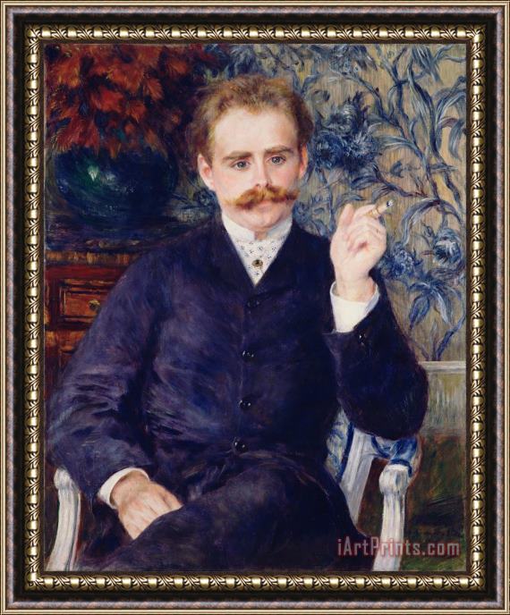 Auguste Renoir Albert Cahen D'anvers Framed Painting