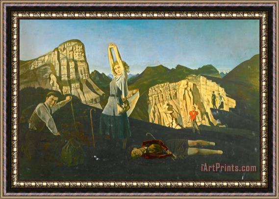 Balthasar Klossowski De Rola Balthus The Mountain 1937 Framed Print