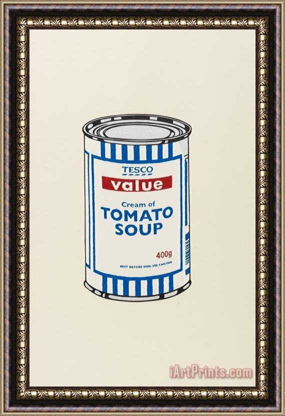 Banksy Soup Can (original), 2005 Framed Print
