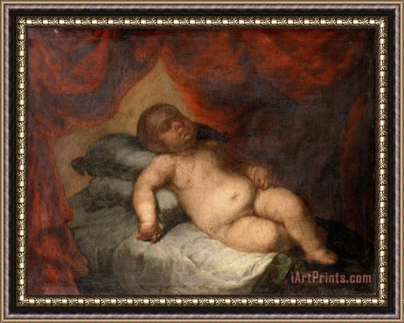 Bartolome Esteban Murillo Infant Christ Asleep Framed Print